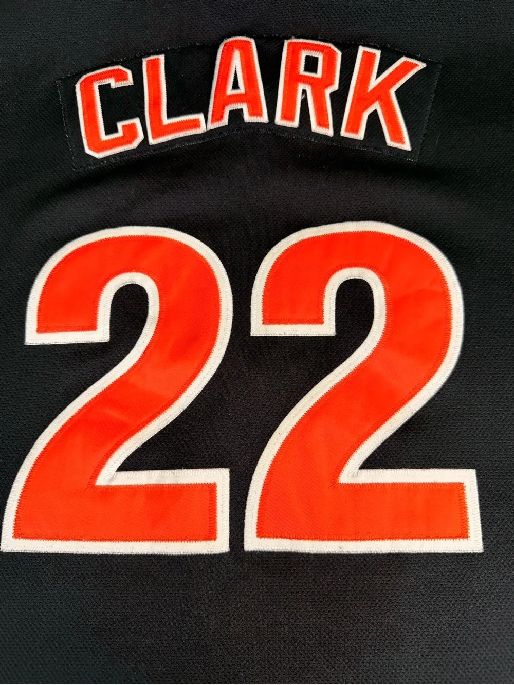 Nike Cooperstown Giants Will Clark #22 Quarter Zip Jersey XL